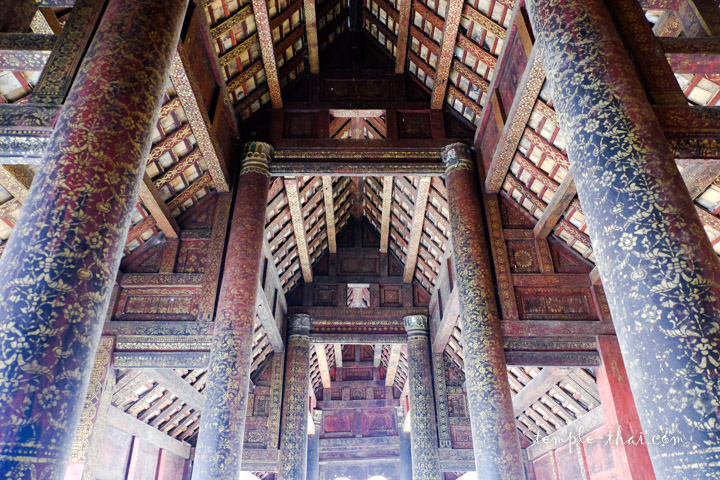 Charpente décorée วัดปงยางคก